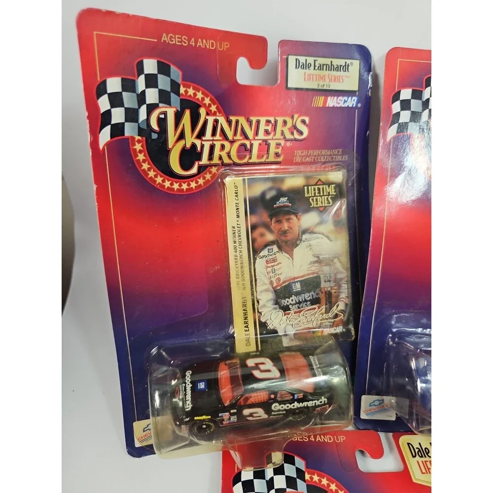 Lot of 3 Dale Earnhardt #3 Winners Circle 1:64 50th Lifetime Series NASCAR 1998